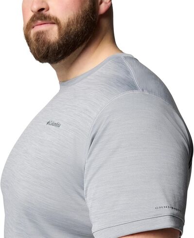 Columbia Men's Sage Peak Knit Short Sleeve Crew in Saudi Arabia
