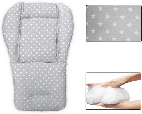 Kocpudu High Chair Cushion, Baby High Chair Cushion, Pad for High Chair, Soft and Comfortable, Lightweight and Breathable,Making The Baby More Comfortable (Jungle Animal Pattern on Blue Background) in Kuwait