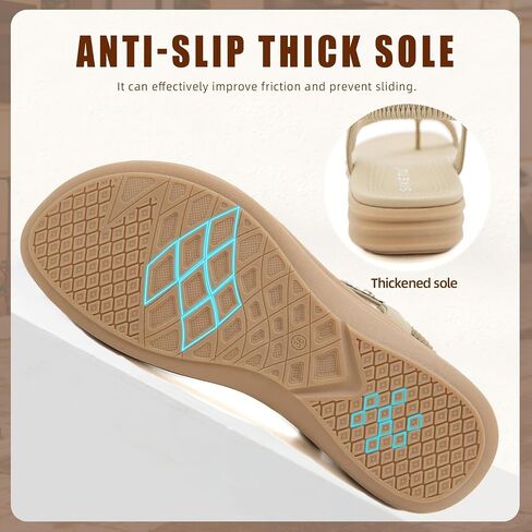 الصنادل النسائية مريحة أنقني مع حزام كاحل مرن in Saudi Arabia