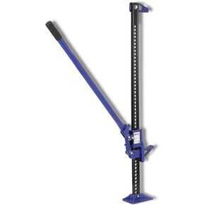 Garvee Heavy Duty Farm Jack 3 Ton (6600Lbs) Capacity - 60" High Lift Steel Off-Road Lift - Ratcheting Utility Jack for Tractor, Truck, SUV & Bumper Lift, Blue