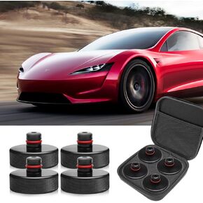Lifting Jack Pad for Tesla Model 3/S/X/Y, 4 Pucks with Storage Case, Accessories for Tesla Vehicles