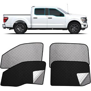 XCBYT Car Window Shades - 4 Pack for 2015-2020 f 150 Sun Shade Side Window Sun Shade Car Window Shade for Baby with Breathable Mesh Insulate Heat and UV for Sleep Camping Breastfeeding in Kuwait