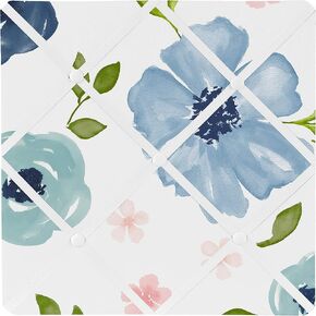 Sweet Jojo Designs Yellow, Green and White Sunflower Boho Floral Fabric Memory Memo Photo Bulletin Board - Farmhouse Watercolor Flower in Saudi Arabia