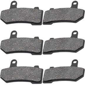 Front Rear Brake Pads Sintered for Harley Road Glide 2008-2021, FLHX Street Glide 2008-2022, Road King 2008-2022, FLHTCU Ultra Classic Electra Glide 2008-2015