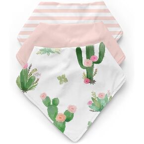 Sweet Jojo Designs Baseball Sports Boy Baby Bandana Bibs for Newborn Infant Feeding Drool - Red and White Americana - 3 Pack Set of Absorbent Fabric Bibdanas in Saudi Arabia