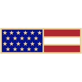 سميث و Warren United States Flag Bar Pin 1-3/8 "× 3/8"