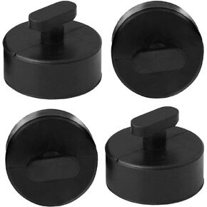 4 PCS CHEVY CORVETTE RUBBER RUBBER COMPATING مع CHEVY CORVETTE CRUISER C5 ، C6 ، C7 ، GS - مجموعة صولجان رافعة رافعة راف