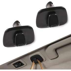 Roof Storage Hooks, ABS Plastic Compact Structure Interior Car Hanger Hooks, Portable Modification Accessory, Compatible with Volvo XC40 XC60 XC90 S60 S90 V60 V90 (Black)
