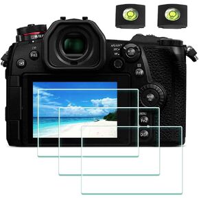 ULBTER G95 Screen Protector for Panasonic LUMIX G95 & Hot Shoe Cover 0.3mm 9H Hardness Tempered Glass Flim, Anti-Scrach Anti-Fingerprint Anti-Bubble [3 Pack] in Kuwait