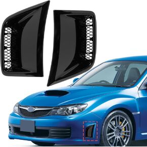 2Pcs Front Bumper Side Bezel Cover for Subaru Impreza WRX STi 2014 2013 2012 2011 2010 2009 2008 Carbon Fiber Printing Bumper Side Air Vents Cover in Kuwait
