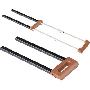 SHOWKOO Replacement Luggage Telescopic Handle Spare Part Pull Out Handle Brown 20inch (007)