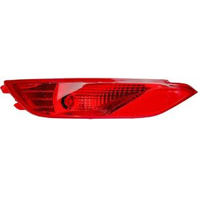 Left Rear Bumper Reflector Light Replacment for Hyundai Tucson TL 2015 2016 2017 2018 Stop Brake Light Taillight Fog Warning Lamp Lens Car Accessories (Left)