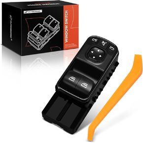 A-Premium Master Power Window Switch متوافق مع Mercedes-Benz NCV3 Series Sprinter 1500 ، Sprinter 2500 ، Sprinter 3500 ، 2019 2020 2021 2022 ، جانب السائق الأيسر الأمامي