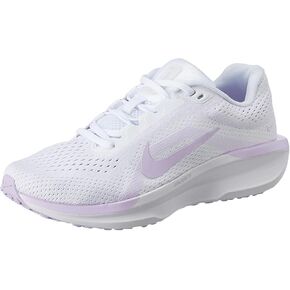 Nike Winflo 11 Women's Road Running Shoe (FJ9510-101 ، White/White/Lilac Bloom/Lilac Bloom) Size 6.5