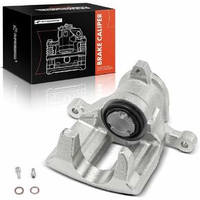 A -Premium Disc -Disc Brake Assembly بدون قوس متوافق مع Land Rover Range Rover Evoque 2013 2014 2014 2.0L - جانب السائق الأيسر الخلفي