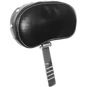Leather Black Studded Driver Rider Backrest for Indian Motorcycles Like Challenger Chieftain Elite Limited Chief Vintage Classic Springfield Dark Horse Years 2014-2024 Back Rest Pad ref 2879542-02