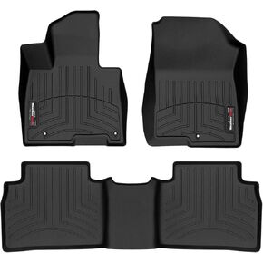 WeatherTech Custom Fit FloorLiners for Hyundai Tucson - 1st & 2nd Row (441678-1-2), Black