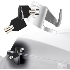 Motorcycle Rear Trunk Lock, Saddle Bag Tour Pack Lock with 2 Keys Fit for Harley Davidson Touring Road King Electra Street Road Glide 1993-2013