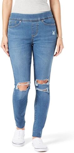 Signature by Levi Strauss & Co. Gold Women's Totally Shaping Pull-On Skinny Jeans (Available in Plus Size), (New) Safari, 20 Medium in Kuwait
