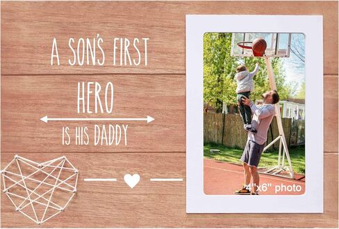 Photo Frame Gift for New Dad - Picture Frame Gift for New Father - Pregnancy Announcement Gift for Husband - You're Going to be a Daddy - New Baby Sonogram Photo Gift - Love At First Sign in Saudi Arabia