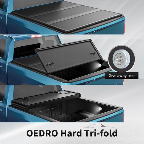 OEDRO Soft Tri-Fold Truck Bed Tonneau Cover Fit for 2017-2025 Honda Ridgeline 5 Feet Bed in Saudi Arabia