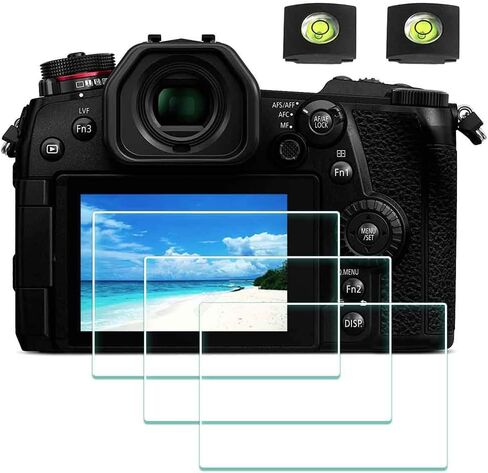 ULBTER G95 Screen Protector for Panasonic LUMIX G95 & Hot Shoe Cover 0.3mm 9H Hardness Tempered Glass Flim, Anti-Scrach Anti-Fingerprint Anti-Bubble [3 Pack] in Saudi Arabia