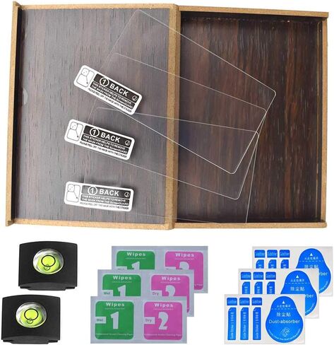 ULBTER G95 Screen Protector for Panasonic LUMIX G95 & Hot Shoe Cover 0.3mm 9H Hardness Tempered Glass Flim, Anti-Scrach Anti-Fingerprint Anti-Bubble [3 Pack] in Saudi Arabia