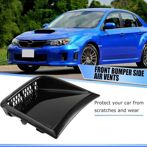 2Pcs Front Bumper Side Bezel Cover for Subaru Impreza WRX STi 2014 2013 2012 2011 2010 2009 2008 Carbon Fiber Printing Bumper Side Air Vents Cover in Kuwait