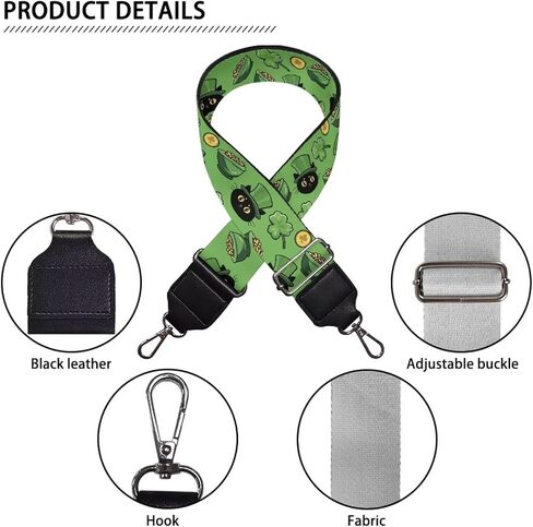 Jeiento Wide Purse Strap Wide Shoulder Strap Adjustable Replacement Belt Soft Guitar Shoulder Straps for Women Girls Gifts in Saudi Arabia