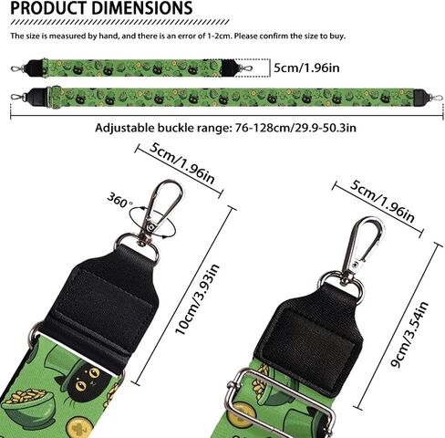 Jeiento Wide Purse Strap Wide Shoulder Strap Adjustable Replacement Belt Soft Guitar Shoulder Straps for Women Girls Gifts in Saudi Arabia