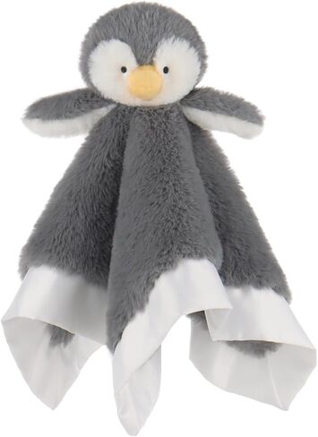 Apricot Lamb Stuffed Animals Soft Security Blanket Gray Penguin Infant Nursery Character Blanket Luxury Snuggler Plush(Gray Penguin, 14 Inches) in Saudi Arabia