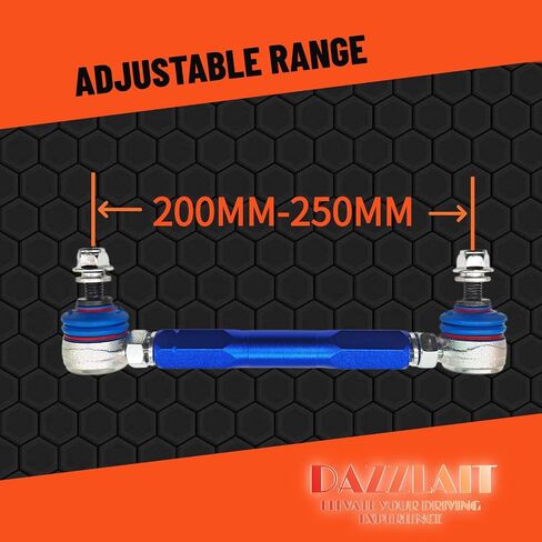 250mm-300mm Universal Adjustable Sway Bar End Links | M10 Stud with 12 mm Spacer Washer | Adjustable Sway Bar Links in Kuwait