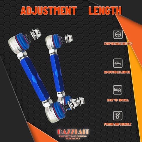 250mm-300mm Universal Adjustable Sway Bar End Links | M10 Stud with 12 mm Spacer Washer | Adjustable Sway Bar Links in Kuwait