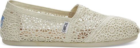 حذاء حريمي من TOMS Crochet Classics, أسود in Kuwait