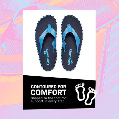 Gumbies Duckbill Unisex Waterproof Flip Flops with Supersoft Fabric Toe Post and Durable Recycled Rubber Sole - Comfort Guaranteed in Kuwait