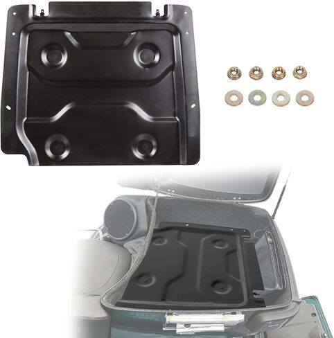 ECOTRIC Tour Pack Inner Reinforcement Plate Compatible with 2014-2024 Harley Davidson Road Street King Glide FLT FLHT Black Laser Cut Trunk Metal Base in Saudi Arabia