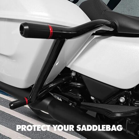 Rear Saddlebag Guard Support Kit Crash Bar Support Kit Compatible for Harley Davidson Touring Street Glide Road Glide Road King Electra Glide Ultra Limited CVO 2009-2025 in Saudi Arabia