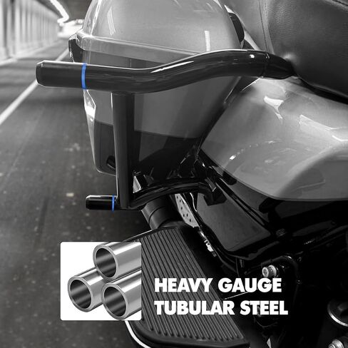 Rear Saddlebag Guard Support Kit Crash Bar Support Kit Compatible for Harley Davidson Touring Street Glide Road Glide Road King Electra Glide Ultra Limited CVO 2009-2025 in Saudi Arabia