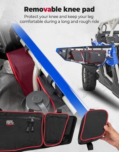 KEMIMOTO X3 Door Bags, Front and Rear Door Bags Compatible with 2017-2024 Can Am Maverick X3 Max X DS RS MR Turbo RR, Pack of 4 in Saudi Arabia