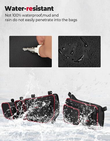 KEMIMOTO X3 Door Bags, Front and Rear Door Bags Compatible with 2017-2024 Can Am Maverick X3 Max X DS RS MR Turbo RR, Pack of 4 in Saudi Arabia