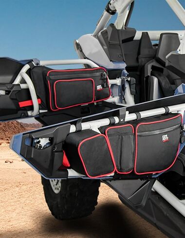 KEMIMOTO X3 Door Bags, Front and Rear Door Bags Compatible with 2017-2024 Can Am Maverick X3 Max X DS RS MR Turbo RR, Pack of 4 in Saudi Arabia