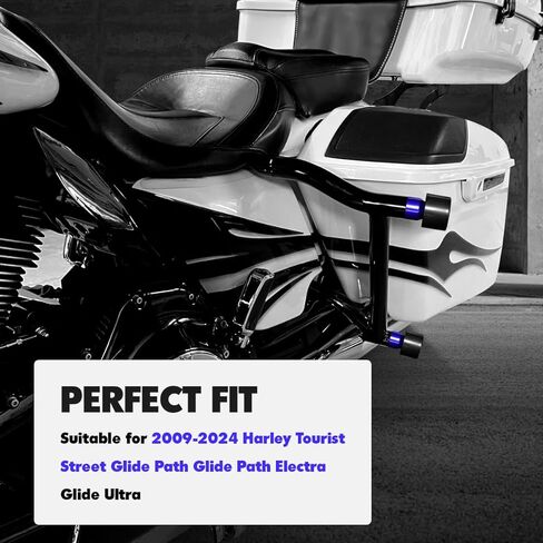 مجموعة دعم حارس السرج الخلفية طقم الدعم المتوافق مع Harley Davidson Touring Street Glide Road Road King Electra Glide Ultra Limited CVO 2009-2025 in Kuwait