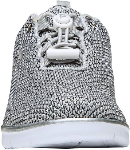 Propet Women's TravelFit Prestige Walking Shoe, Silver/Black, 6.5 X-Wide in Saudi Arabia