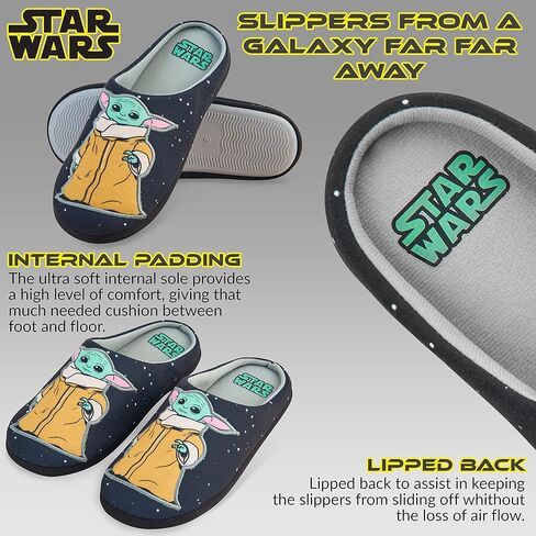 Slippers للرجال ديزني - بيبي يودا الداخلي أحذية لا تنزلق - هدايا له in Saudi Arabia