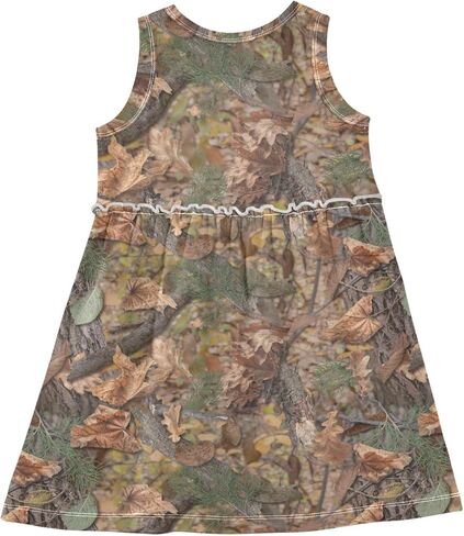 فستان Ollabaky الفتيات بلا أكمام عارضة دبابة تلعب لباس الصيف صيف Sundress للطفل الصغير الفتاة 2-8T in Kuwait