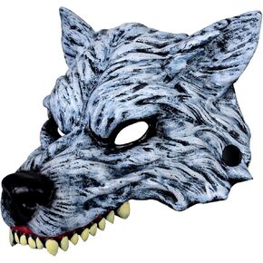 HugOutdoor Wolf Mask Kids and Adult Cosplay Animal Mask Halloween Masquerade Werewolf Costume Mask
