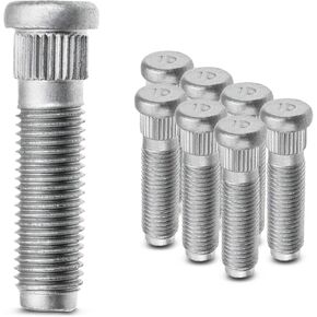 A-premium 4pcs عجلات الأزرار M12x1.50 و 33 مم مسننة طويلة متوافقة مع شيفروليه aveo aveo5 bear Spark Pontiac G3 Wave5