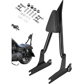 26" Motorcycle Tall Sissy Bar, Detachable Passenger Backrest Compatible with Dyna Street Bob FXDB Low Rider FXDL FXDLS 2006-2017 Super Glide FXD 06-14 Wide Glide FXDWG 06-08 FXDSE 07-08