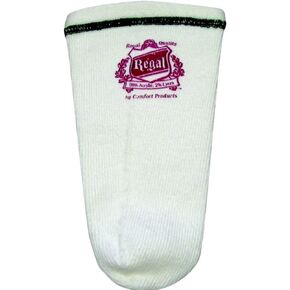 Regal Acrylic Stretch Prosthetic Sock 5 Ply No Hole Med Short PSRMDSH5 Length 10 to 12 Inches Off White Medium