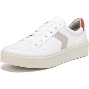 Dr. Scholl's Shoes Women's Madison Lace Sneaker Oxford, White Smooth, 6.5 in Kuwait